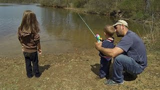 KIDS FISHING  A FEW TIPS amp TRICKS [upl. by Norvan255]