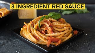 How to make the SIMPLEST ITALIAN PASTA SAUCE at home [upl. by Eneroc]