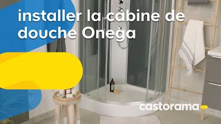 Comment installer la cabine de douche Onega Goodhome  Castorama [upl. by Yesmar831]