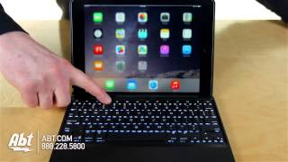 Zagg Folio Backlit iPad Air 2 Keyboard Case ID6ZFKBB0 Overview [upl. by Noeht]