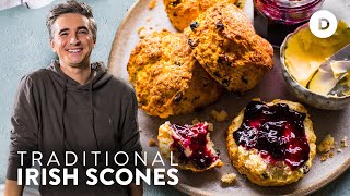 Traditional Irish Scones  EASY Home Baking Recipe [upl. by Euqinim]