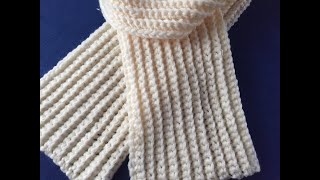 LESS THEN 3 HOURS  Crochet Scarf Tutorial [upl. by Arait]