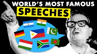 The Worlds Most Famous Speeches chosen by YOU [upl. by Neehahs418]