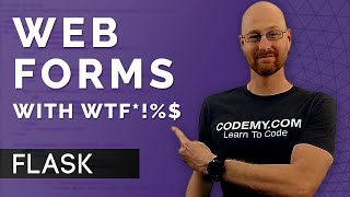 Web Forms With WTF  Flask Fridays 5 [upl. by Sesilu]