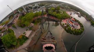 360° Video KRAKE Heide Park Resort [upl. by Botzow]