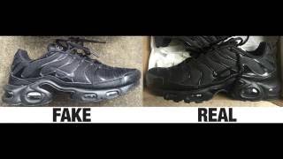 How To Spot Fake Nike Tuned 1  TN  Air Max Plus Trainers Authentic vs Replica Comparison [upl. by Lipcombe]