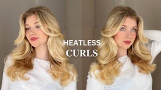 BIG Heatless Curls Tutorial [upl. by Kjersti982]