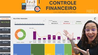 Planilha Controle Financeiro com Metas  Parte 1 [upl. by Merrill]