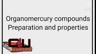 Organometallic compounds Preparation and properties organic synthesis [upl. by Gotcher]