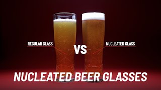 Nucleated Beer Glasses  CO2 Laser Etching Glass Application [upl. by Dario191]