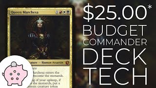 Queen Marchesa  EDH Budget Deck Tech 25  Control  Magic the Gathering  Commander [upl. by Albur]