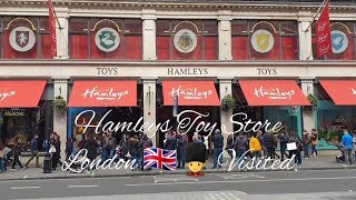 Tour of London  Hamleys Toy Shop [upl. by Nnylahs]