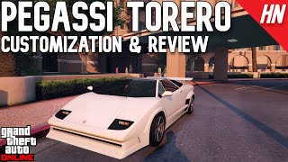 Pegassi Torero Customization amp Review  GTA Online [upl. by Aihsemek285]