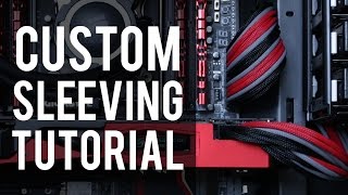 How To Custom Sleeve Your Own Cable Extensions [upl. by Demahom]