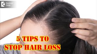 5 Tips on How To Stop Hair Loss And Regrow Hair Naturally  Dr Rasya Dixit  Doctors Circle [upl. by Nicholl]