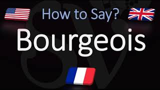 How to Pronounce Bourgeois CORRECTLY English amp French Pronunciation [upl. by Persons]