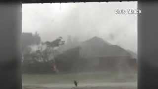 Norman Oklahoma Tornado from Inside Shelter 5615 [upl. by Tennies434]