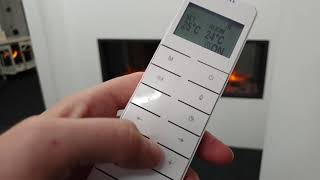 How To Use Your Electric Fire Remote Control [upl. by Telrats]