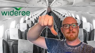 Wideroe E190E2 Review CRAMPED UNCOMFORTABLE DISAPPOINTING [upl. by Aysahc]