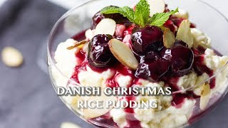 DANISH CHRISTMAS RICE PUDDING RISALAMANDE [upl. by Ikila]