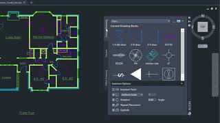 AutoCAD 2020 Blocks palette  AutoCAD [upl. by Nauqad]