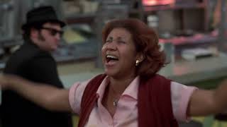 Aretha Franklin Blues Brothers Scene [upl. by Leksehcey]