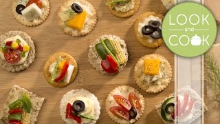 Veg Canapés  How to cook Canapés veg Recipe [upl. by Lib]