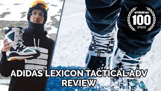 Adidas Tactical Lexicon ADV Review  The Best Snowboard Boots 20192020 [upl. by Dulciana245]