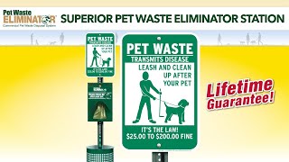 How to Assemble Your Pet Waste Station [upl. by Nirb]