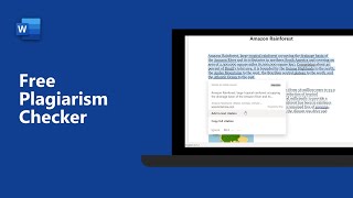 How to use Similarity Checker in Microsoft Word [upl. by Aseneg]