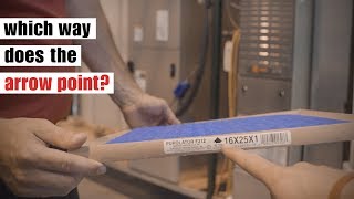 How to Determine Correct Furnace Filter Direction [upl. by Alfie]