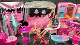 13 Minutes Satisfying with Unboxing Barbie Fancy House Play Set Collection Review Toys  ASMR [upl. by Mandle]