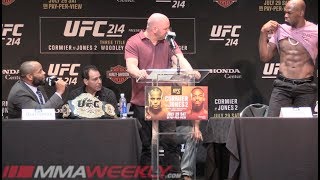 UFC 214 Cormier vs Jones 2 Press Conference FULL [upl. by Cichocki]