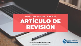 Articulo de revisión estructura función y algunos ejemplos [upl. by Vrablik]