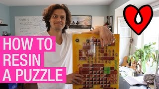 How to Resin A Puzzle  A Step by Step Tutorial [upl. by Angelika]