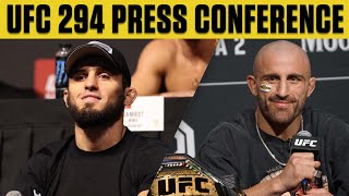 UFC 294 PreFight Press Conference  ESPN MMA [upl. by Esiuol]