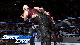 Breezango vs Bludgeon Brothers SmackDown LIVE Jan 2 2018 [upl. by Hedberg]