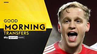 Does Donny van de Beek still have a future at Manchester United  Good Morning Transfers [upl. by Eirrok]