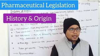 Pharmaceutical Legislation  History Origin amp Introduction  Jurisprudence L1 Chapter8 [upl. by Ibmab]