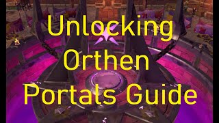 Runescape 3 Unlocking All of the Orthen Digsite Teleport Portals [upl. by Klatt94]