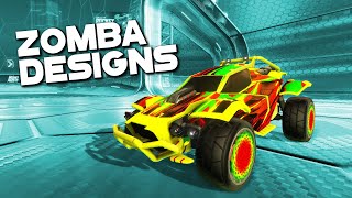 10 Amazing Zomba Designs in Rocket League [upl. by Veda]