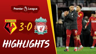 Highlights Watford 30 Liverpool  Reds suffer first Premier League defeat [upl. by Breanne]