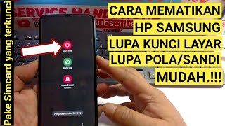 Cara Mematikan HP Samsung Lupa Pola atau Sandi Tanpa Bongkar Untuk Lepas Baterai [upl. by Gentes]