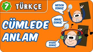 Cümlede Anlam  7 Sınıf Türkçe evokul Kampı [upl. by Aenal7]