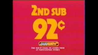 Subway commercial  1992 [upl. by Tareyn]