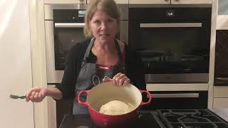 Miele Cooks  No Knead Le Creuset Bread [upl. by Rifkin]