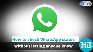 How to check WhatsApp status without letting anyone know [upl. by Rollie]