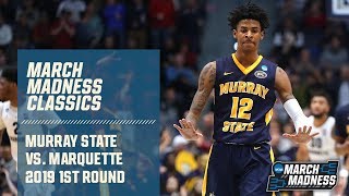 Murray State vs Marquette 2019 Ja Morant tripledouble  FULL GAME [upl. by Adnoek]