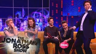 One Direction Play Never Have I Ever  The Jonathan Ross Show [upl. by Hoye]