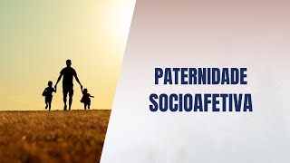 Paternidade socioafetiva [upl. by Mcgrody]